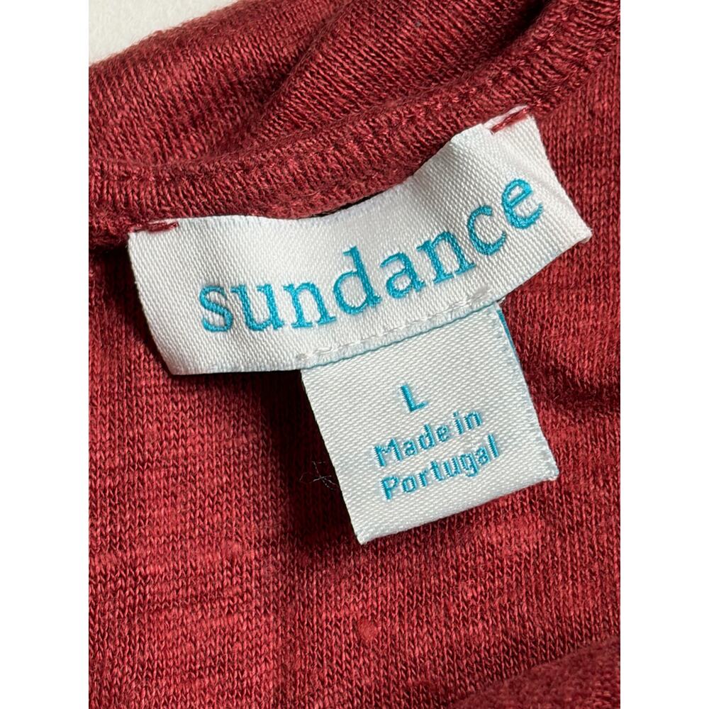 Sundance 100% Linen Tank Top (Rust) - Large - Picture 3 of 6